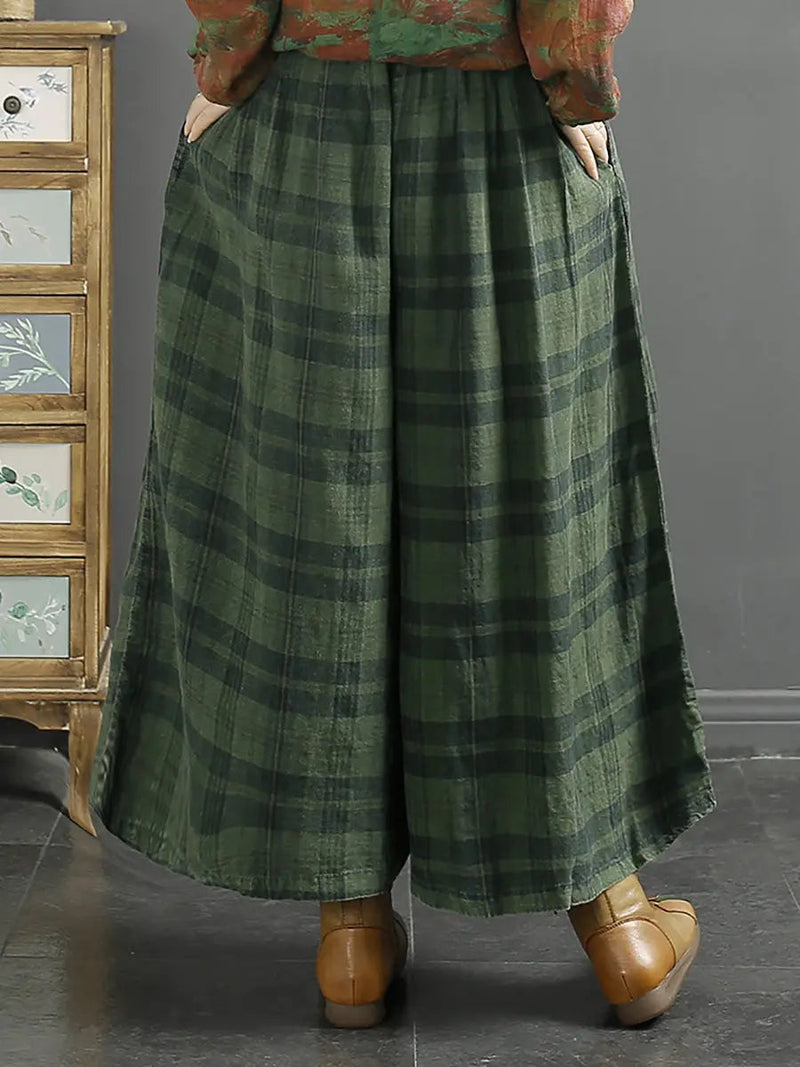 Linen Wide-leg Pants