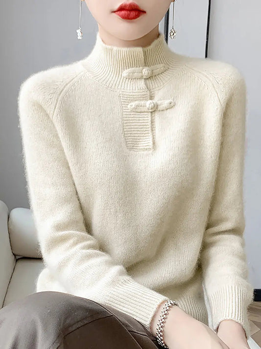 Wool Half-turtleneck Sweater