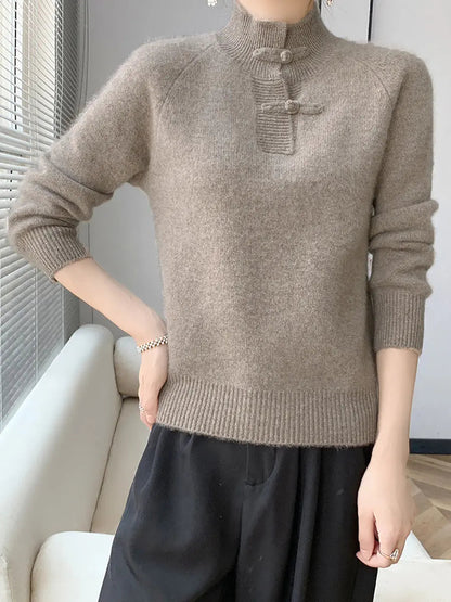 Wool Half-turtleneck Sweater
