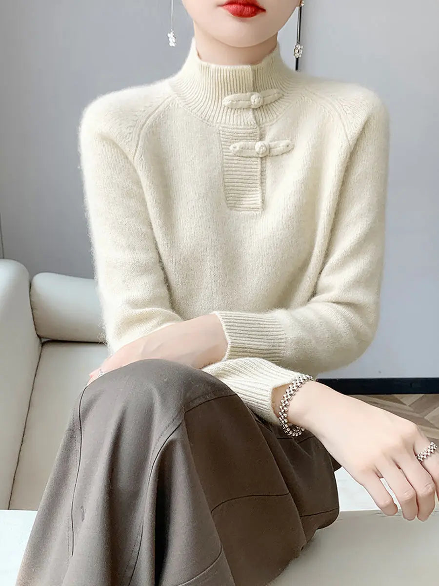 Wool Half-turtleneck Sweater