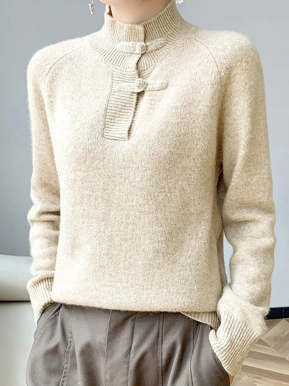 Wool Half-turtleneck Sweater