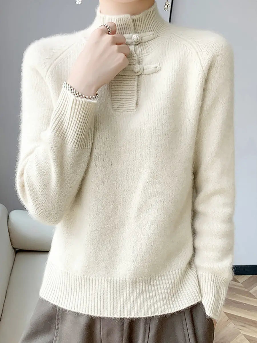 Wool Half-turtleneck Sweater