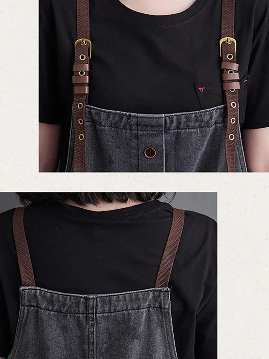 Loose Denim Jumpsuits