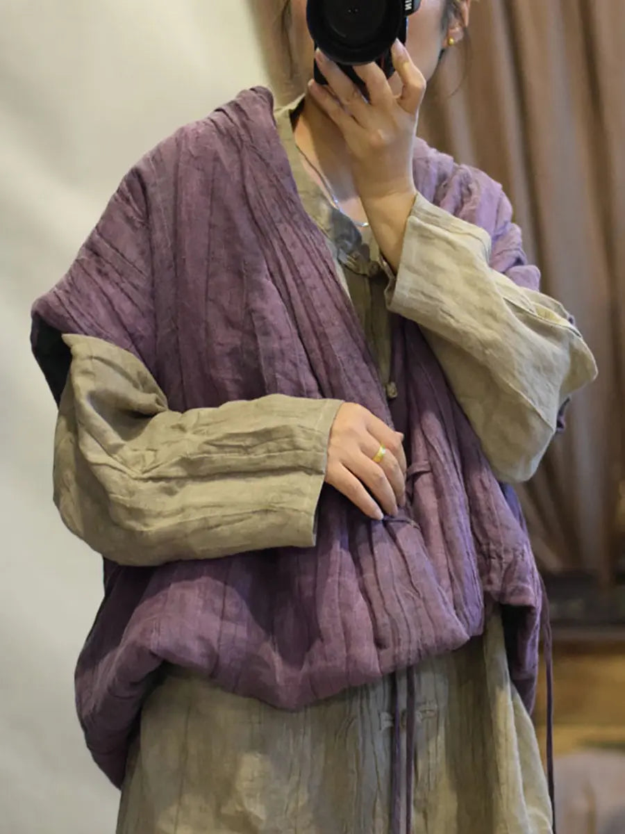 Linen Vest Coat