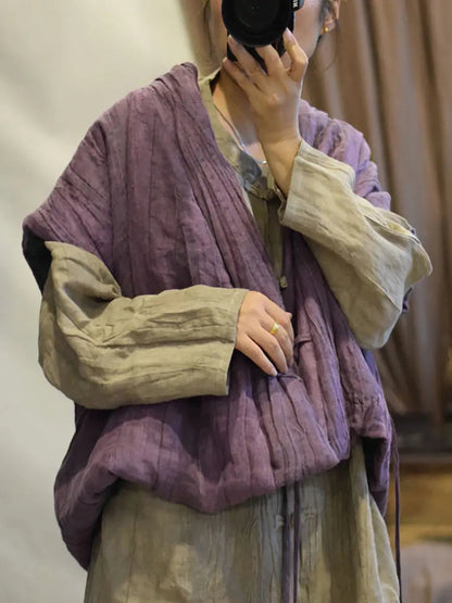 Linen Vest Coat