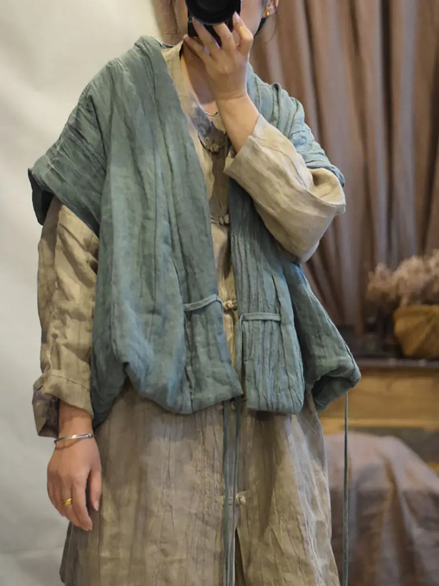 Linen Vest Coat