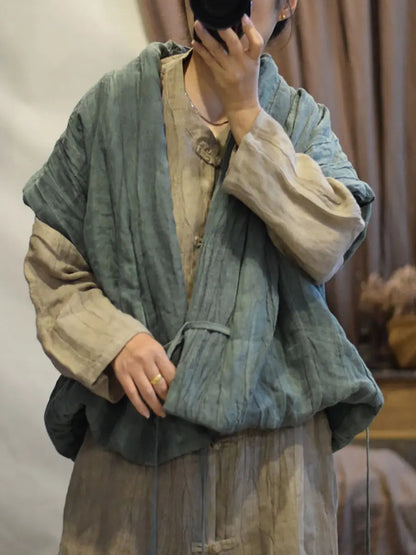 Linen Vest Coat