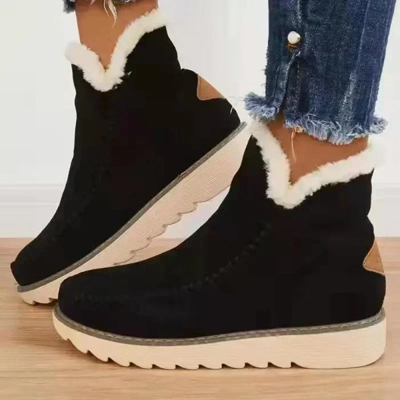 Warm Slip-on Comfort Female Ankle Non-slip Snow Boot