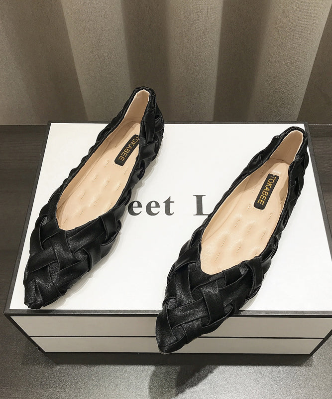 Comfy Pointed Flat Soft Apricot Toe Shoes
