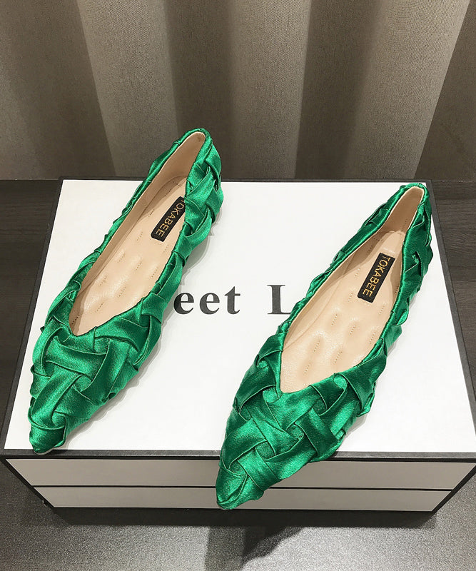 Comfy Pointed Flat Soft Apricot Toe Shoes