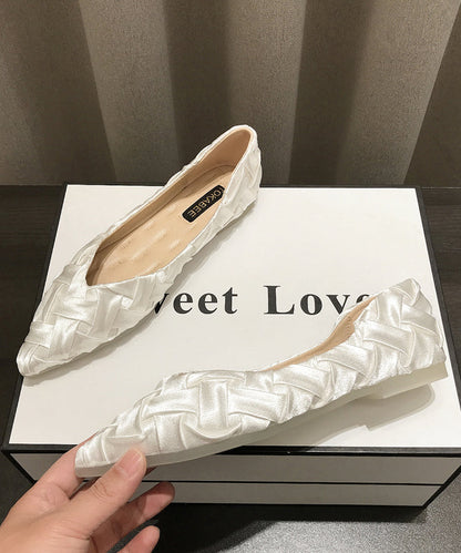 Comfy Pointed Flat Soft Apricot Toe Shoes