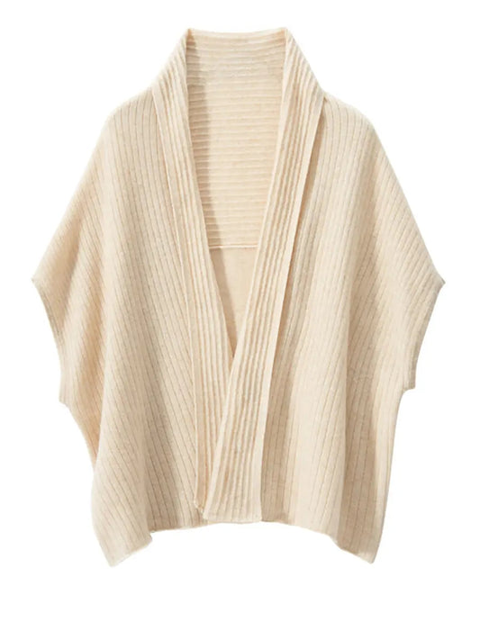 Cashmere Knitted Shawl Cardigan