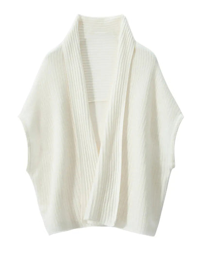 Cashmere Knitted Shawl Cardigan