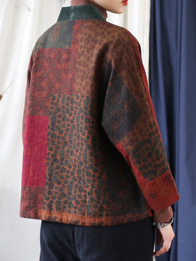 Spliced Padded Coat