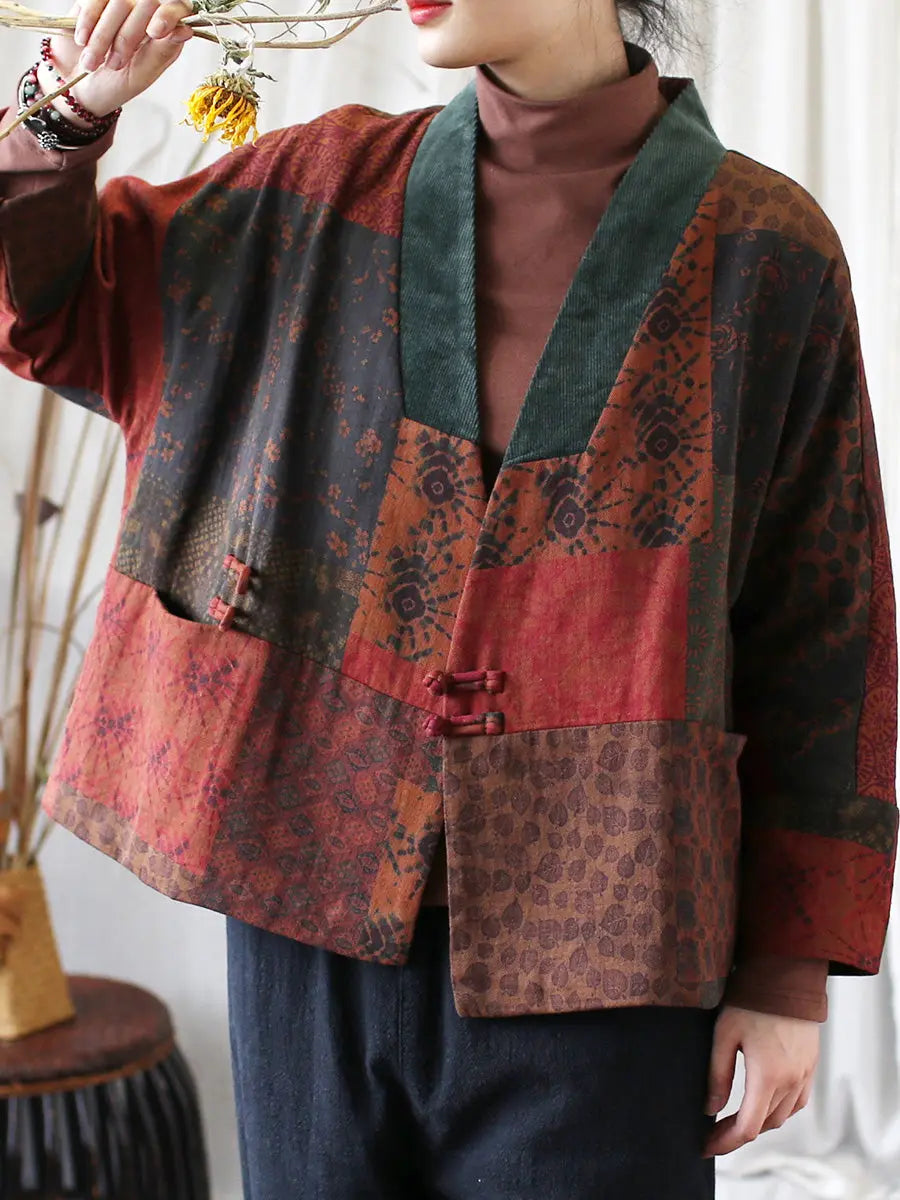 Spliced Padded Coat