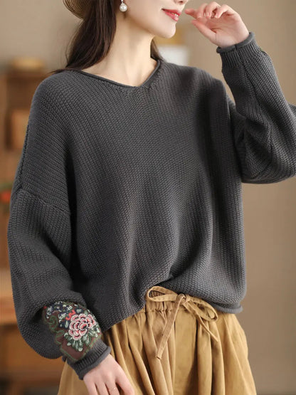 Spliced Knitted Sweater