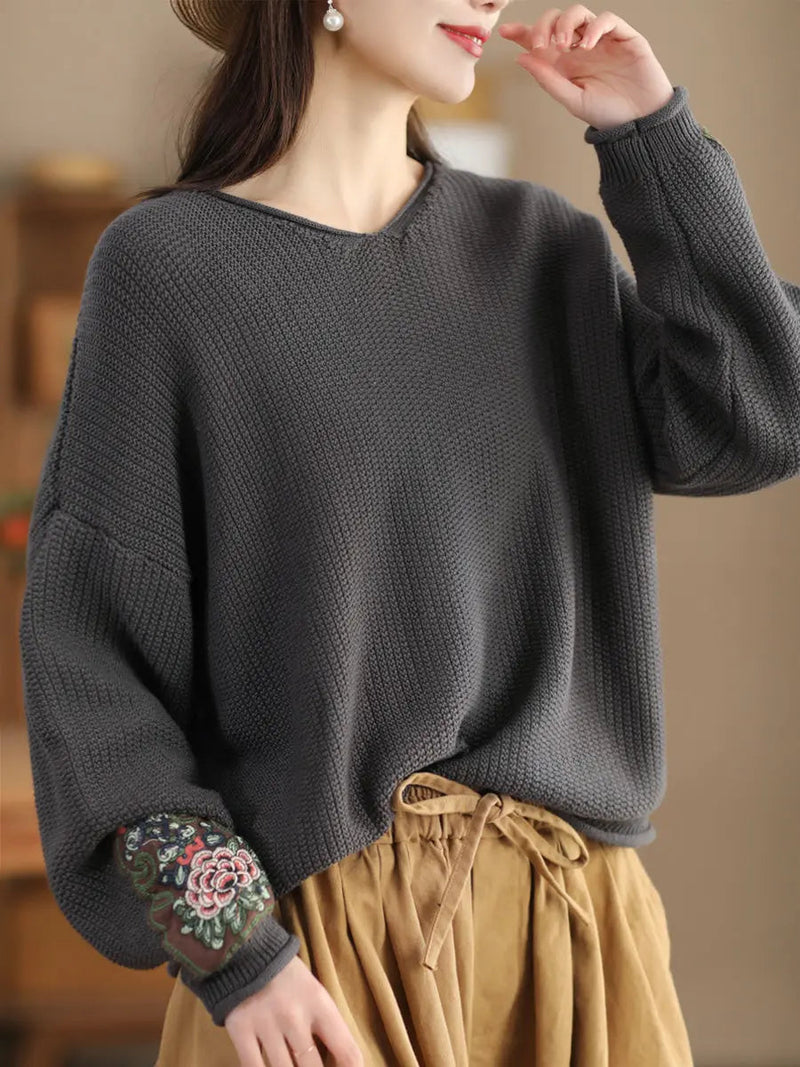 Spliced Knitted Sweater