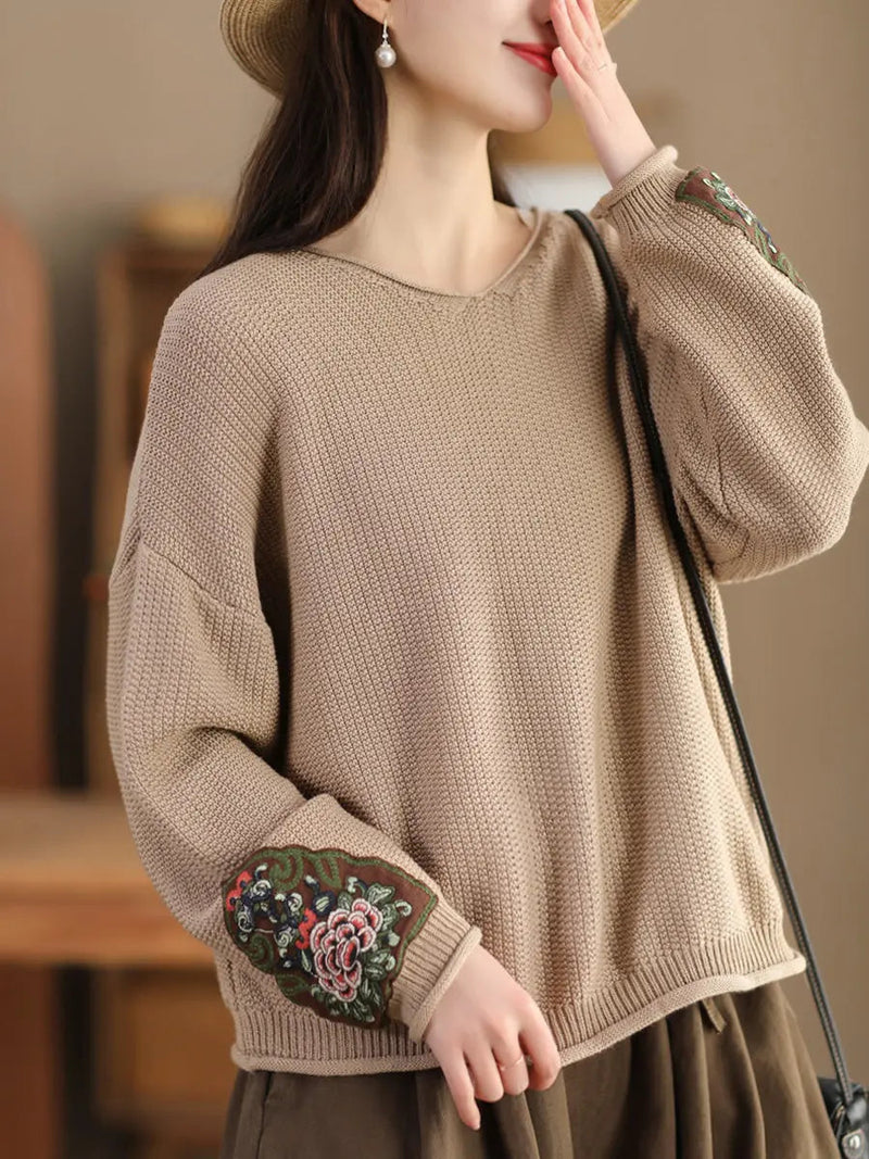 Spliced Knitted Sweater