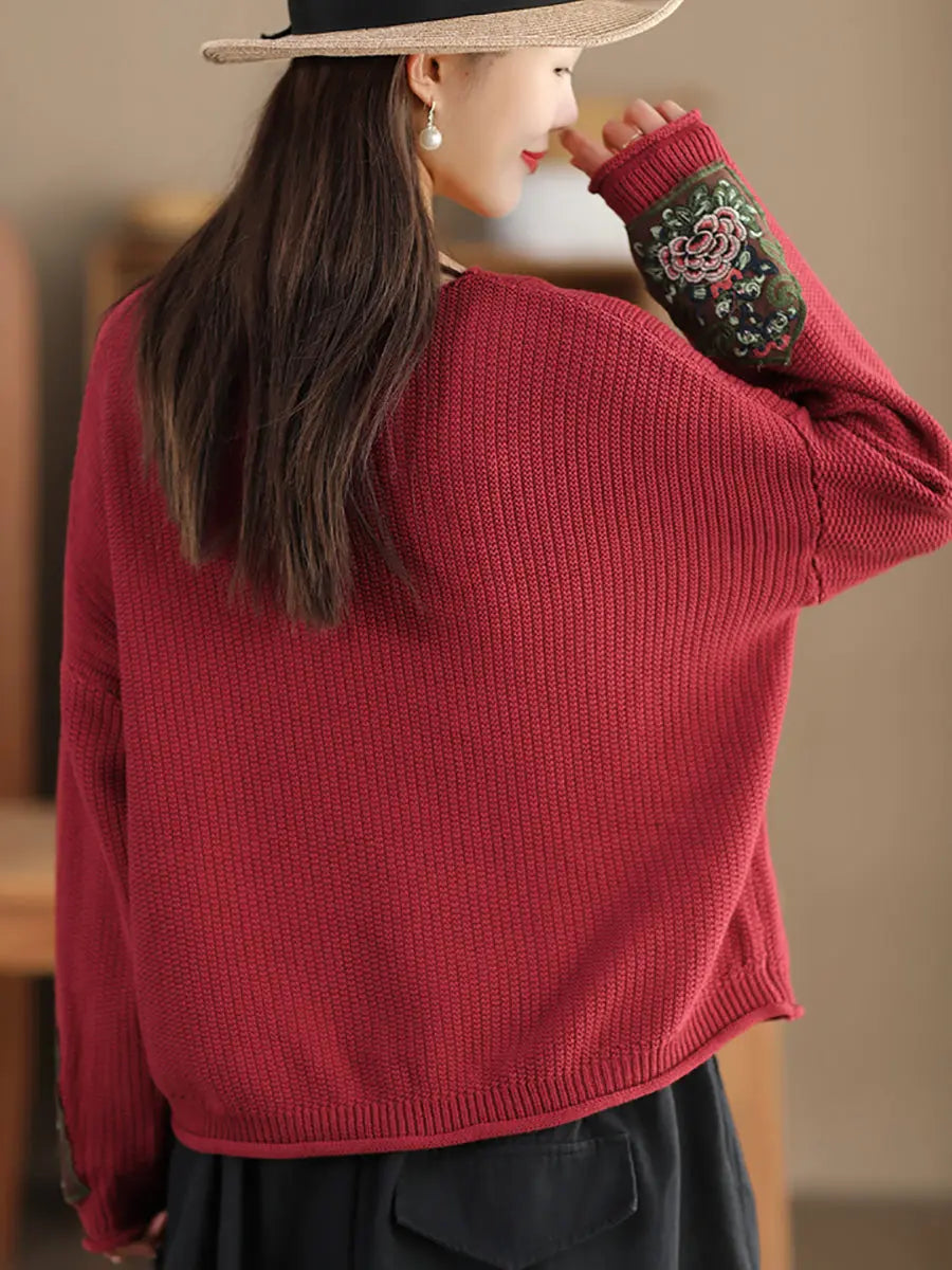 Spliced Knitted Sweater