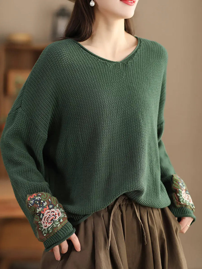 Spliced Knitted Sweater