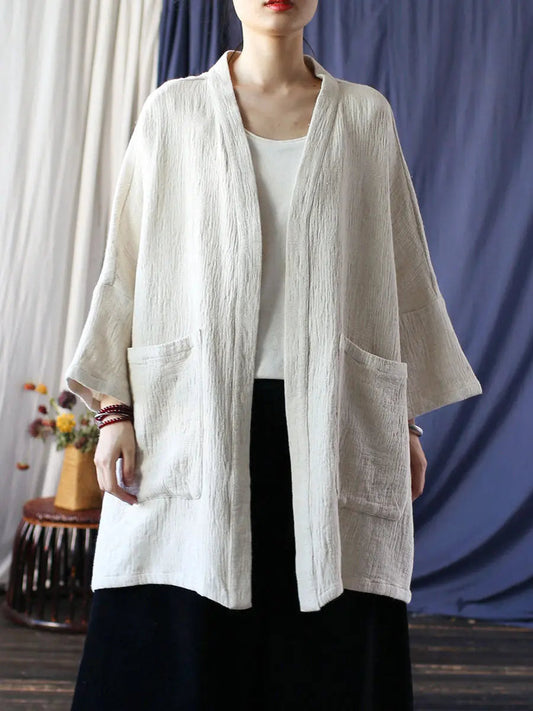 V-neck Long Coat