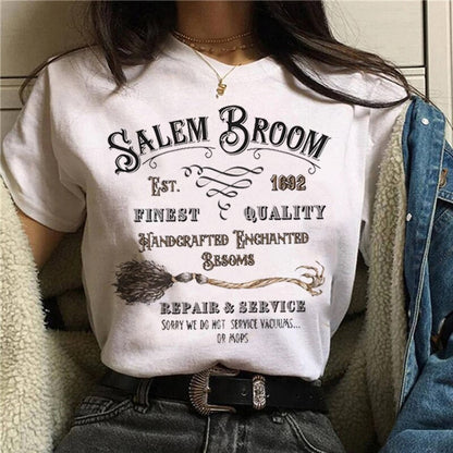 T-shirt Cartoon Witch Magic Kawaii Tshirt