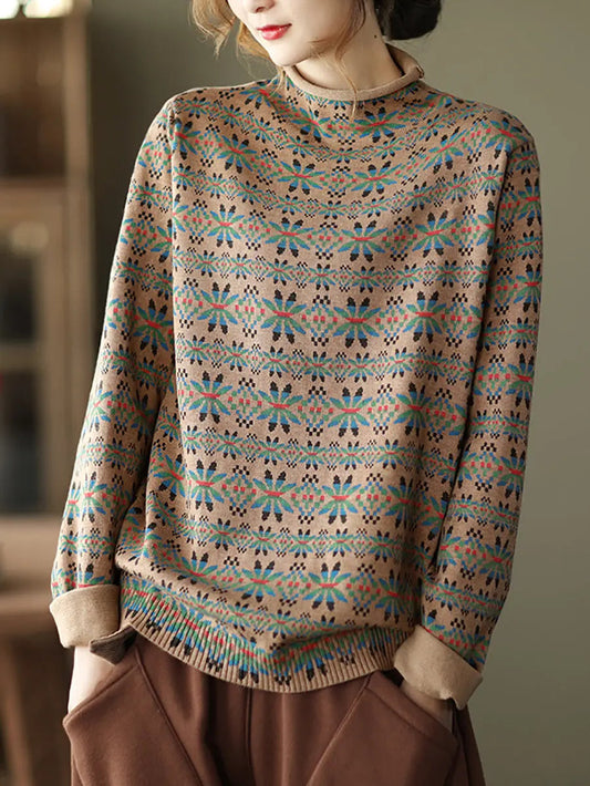 Turtleneck Pullover Sweater