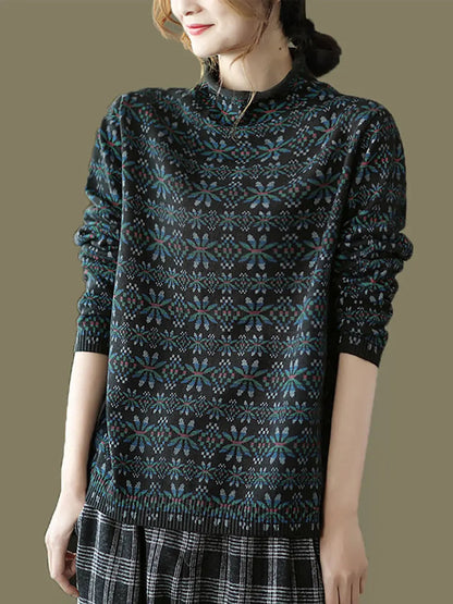 Turtleneck Pullover Sweater