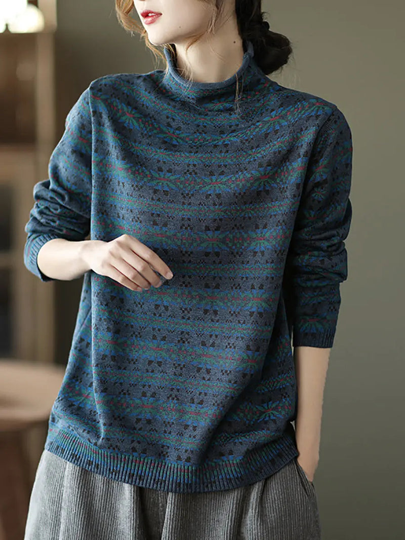 Turtleneck Pullover Sweater