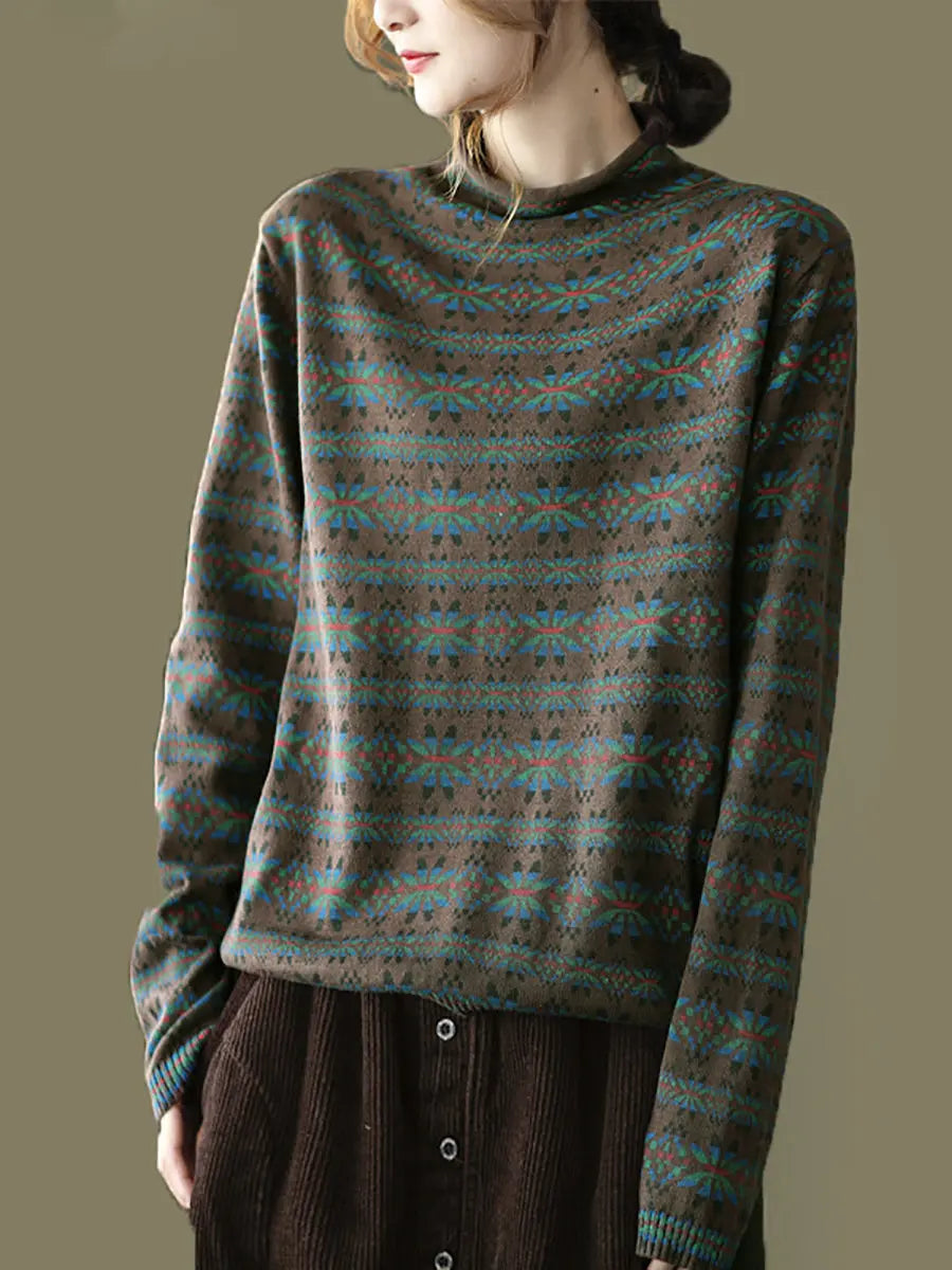 Turtleneck Pullover Sweater
