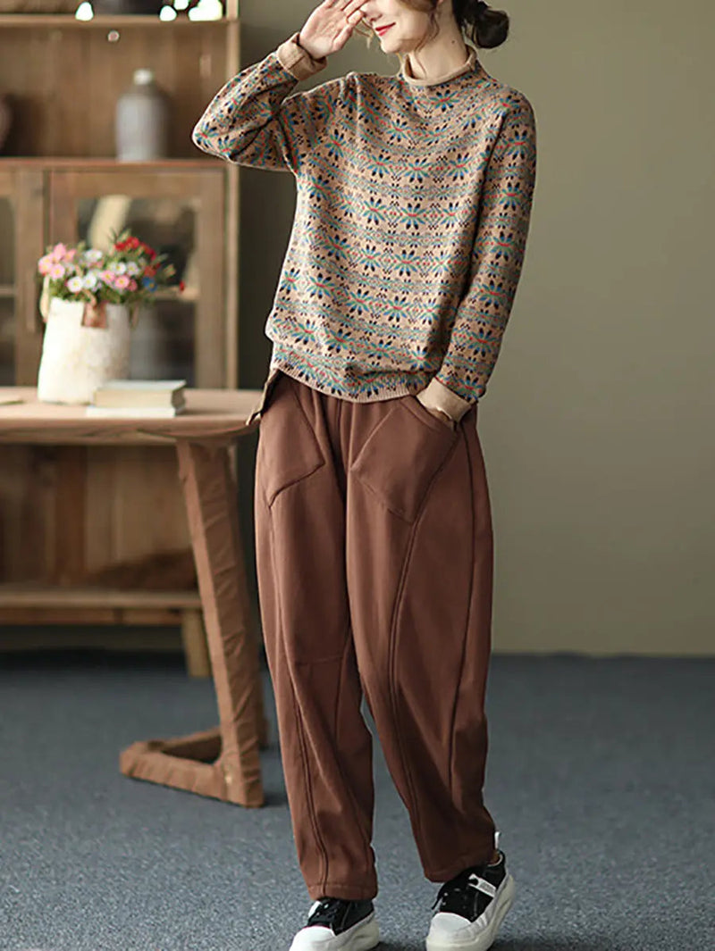 Turtleneck Pullover Sweater