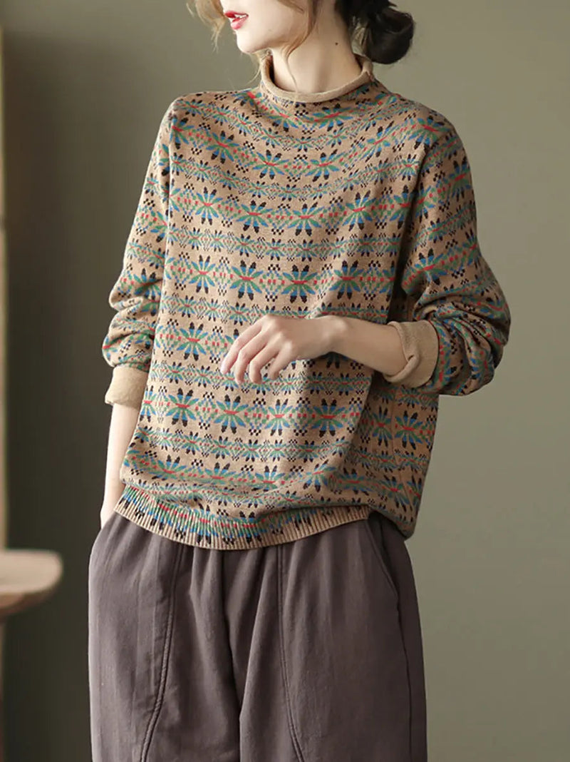 Turtleneck Pullover Sweater