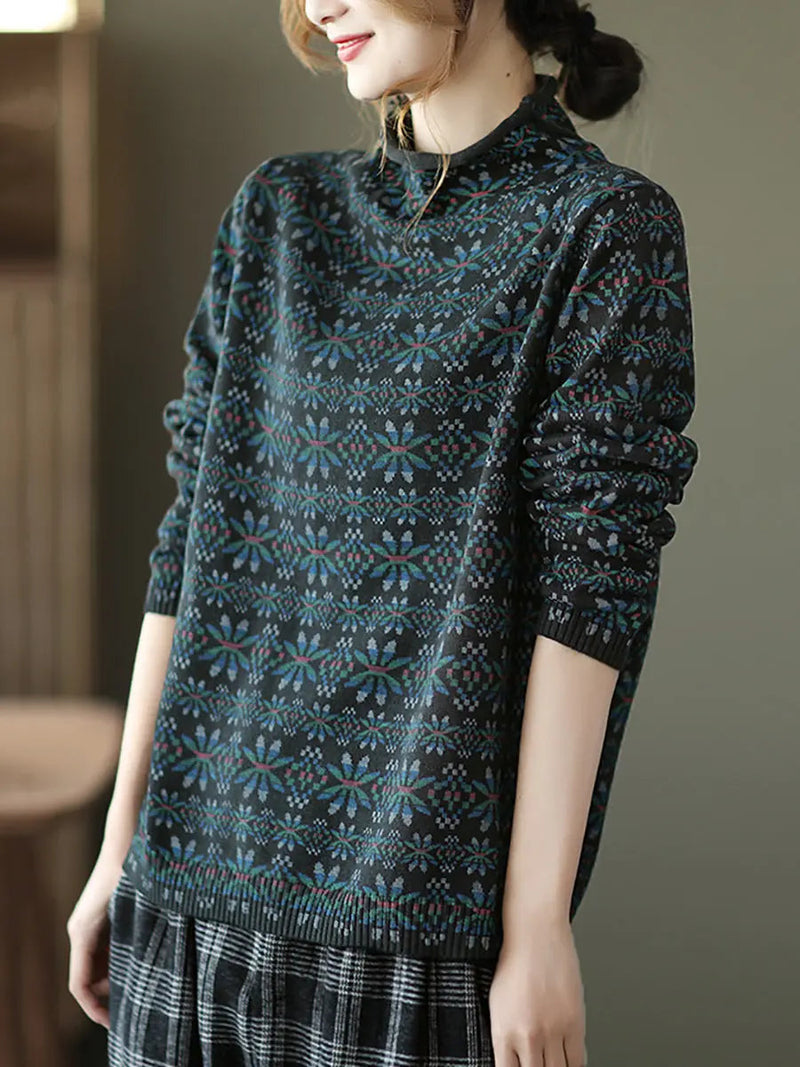 Turtleneck Pullover Sweater