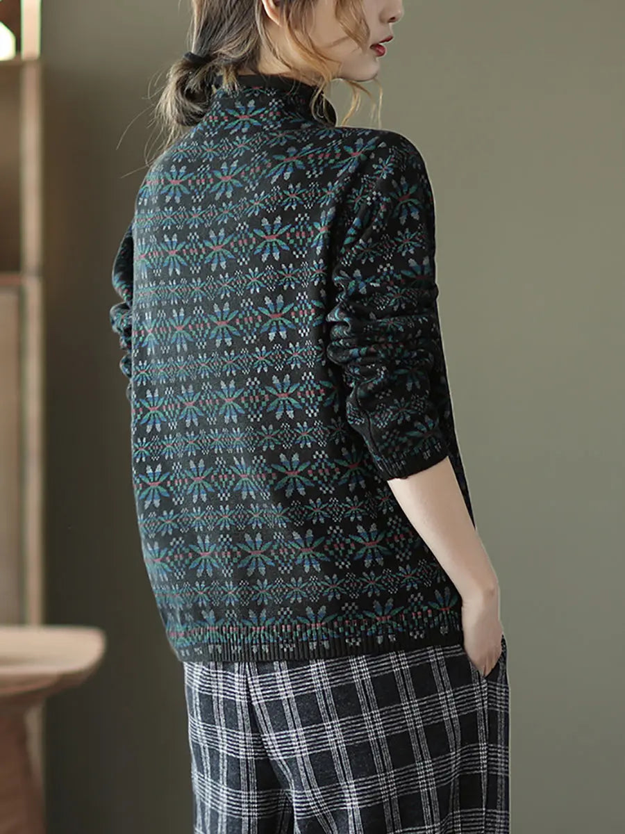 Turtleneck Pullover Sweater