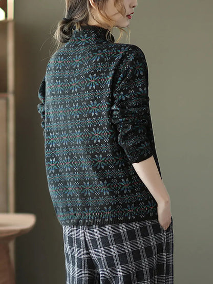 Turtleneck Pullover Sweater