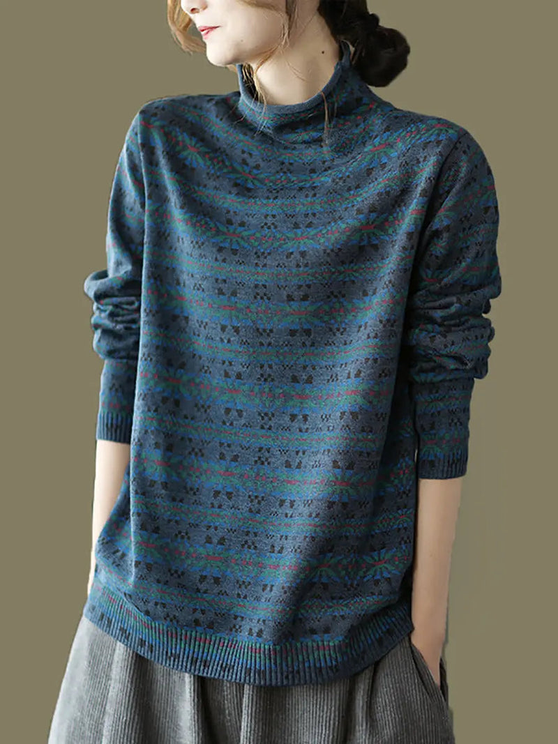 Turtleneck Pullover Sweater
