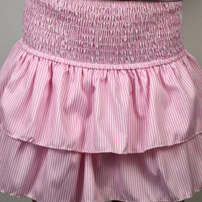 Printed Pleated Skirt