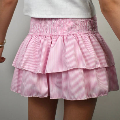 Printed Pleated Skirt