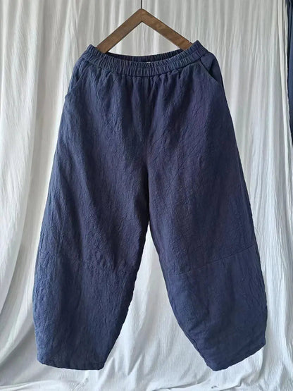 Ramie Padded Harem Pants
