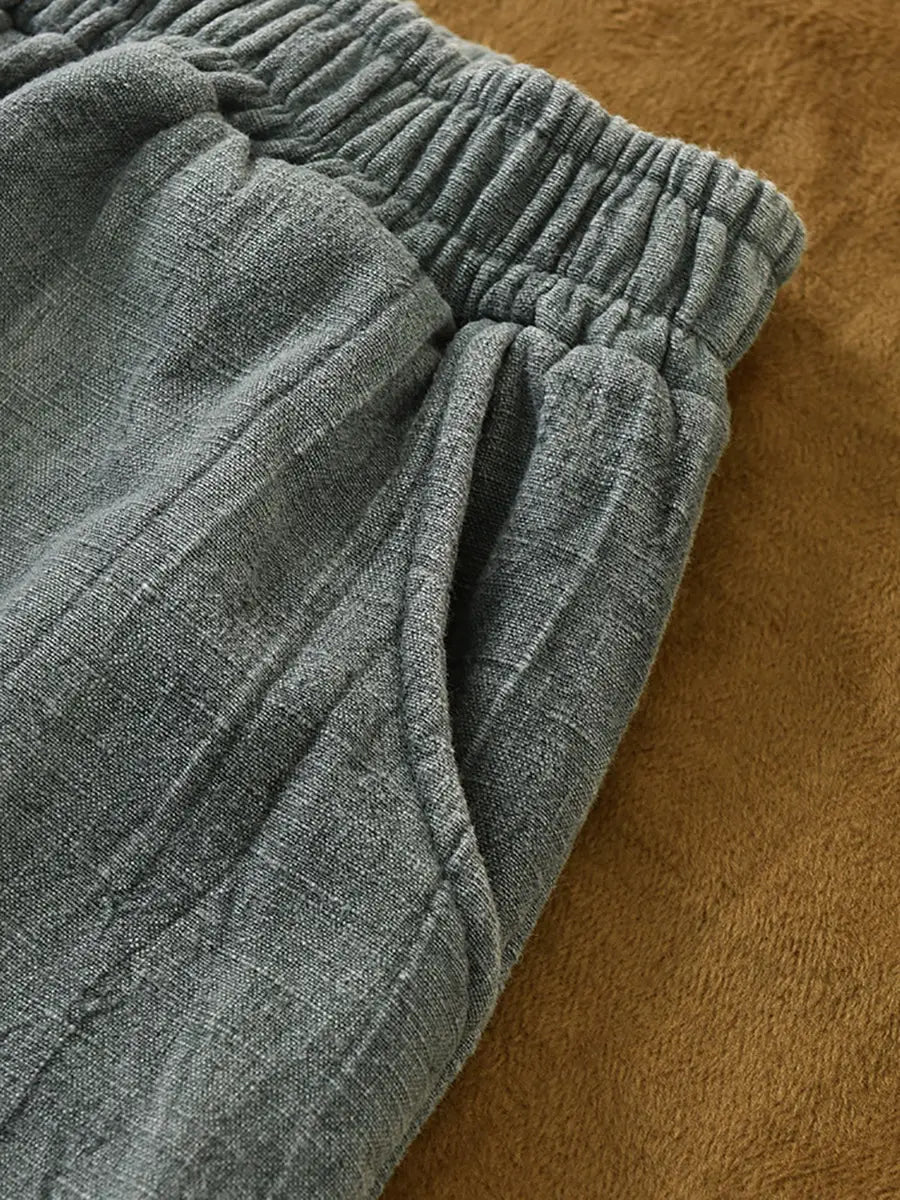 Tie-dye Fleece-lined Harem Pants