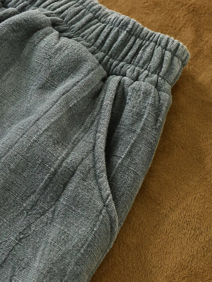 Tie-dye Fleece-lined Harem Pants