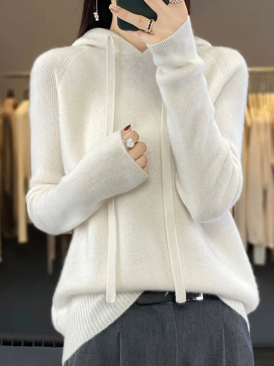 Hooded Wool Sweater