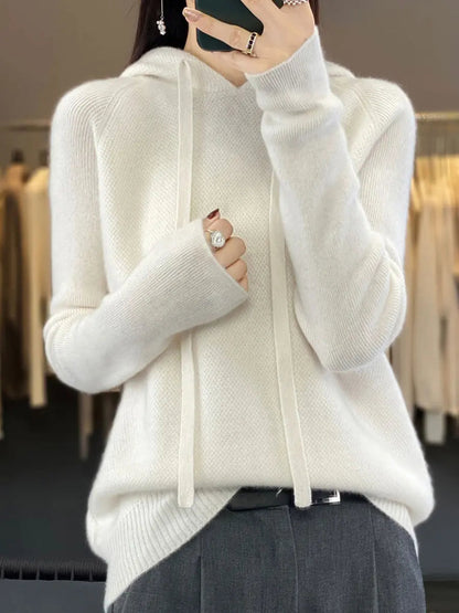 Hooded Wool Sweater