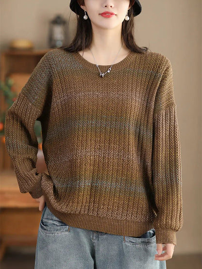 Tie-dye Knitted Sweater
