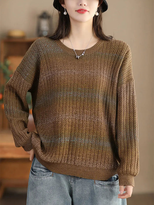 Tie-dye Knitted Sweater