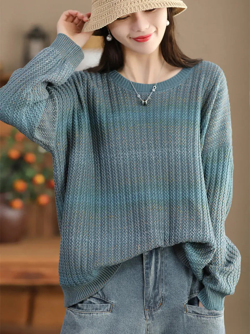 Tie-dye Knitted Sweater
