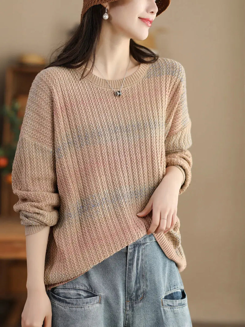 Tie-dye Knitted Sweater