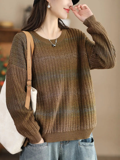 Tie-dye Knitted Sweater