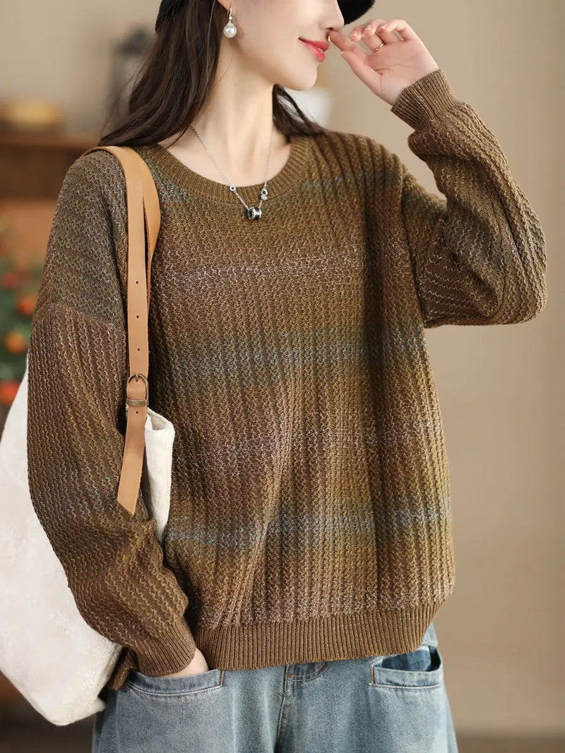 Tie-dye Knitted Sweater