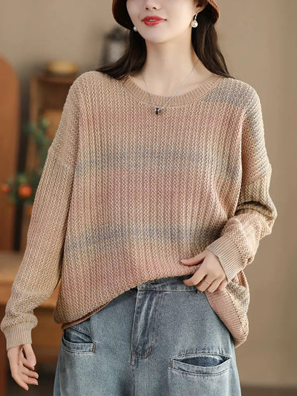Tie-dye Knitted Sweater